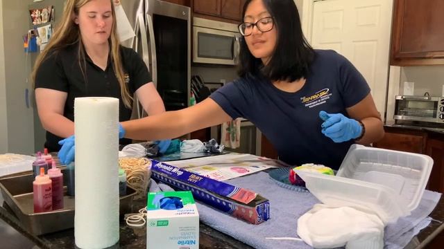 COTTON VS. POLYESTER TIE DYE