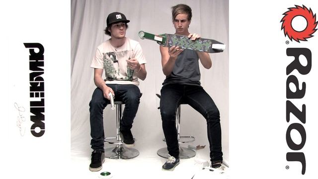 Razor Phase2 Signature Scooter - Phil Lagettie & Joel "wezma" Erwin - Unboxing + Riding clips смотреть онлайн
