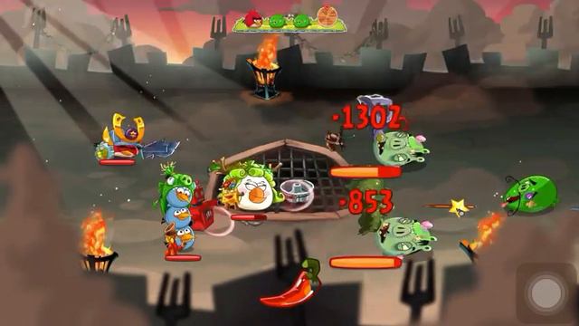 Angry Birds Epic Wiz Pig's Castle 3-STAR Walkthrough (No potions or perks) смотреть онлайн