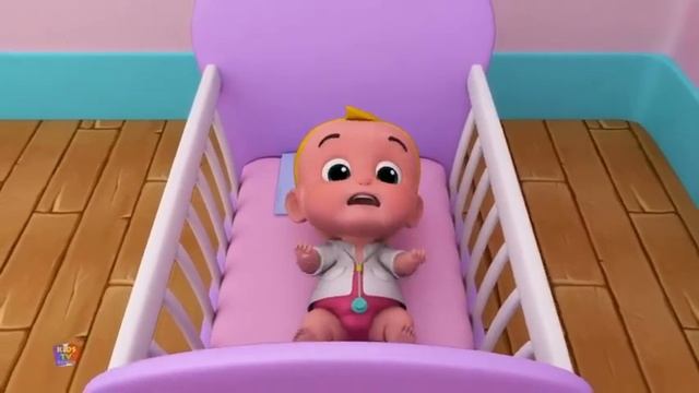 Пять маленьких детей | прыгающая песня для детей | учится считать | Baby Songs | Five Little Babies смотреть онлайн