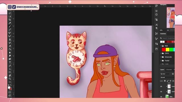 Illustrating a Chef Vampire | Chat and Draw | Bite into Vampire Cuisine смотреть онлайн