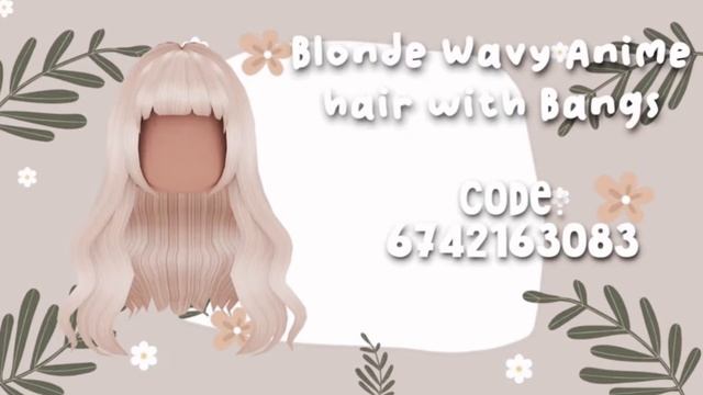 AESTHETIC hair codes | blonde hair roblox bloxburg + links and codes смотреть онлайн