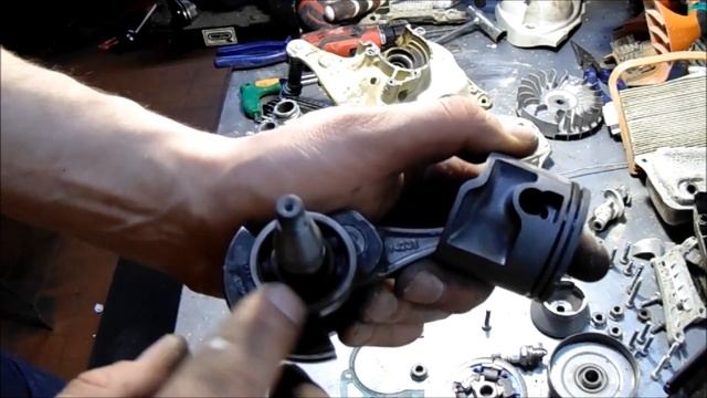 Замена поршневой группы на бензорезе STIHL TS 420. Разборка и сборка бензореза смотреть онлайн