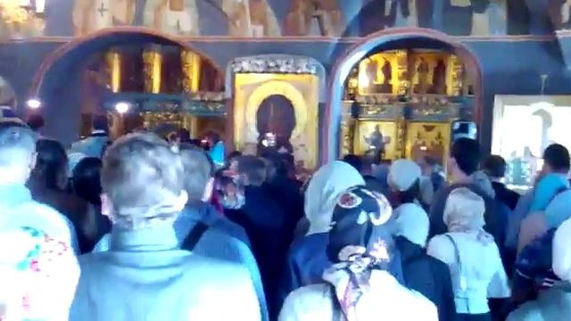 Покров 14.10.18г. в Новоспасском монастыре ч2 смотреть онлайн