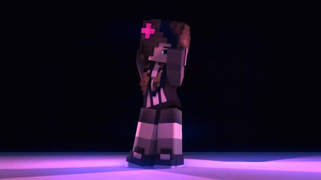 Zero two dance template by sister Rahma blue ||Minecraft animation|| смотреть онлайн