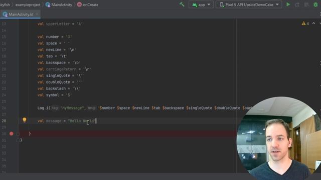 5. Kotlin Text Data Types (Char & String) смотреть онлайн