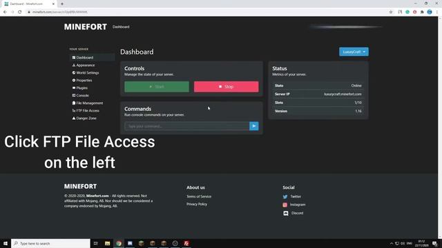 How to connect to FTP on Minefort смотреть онлайн