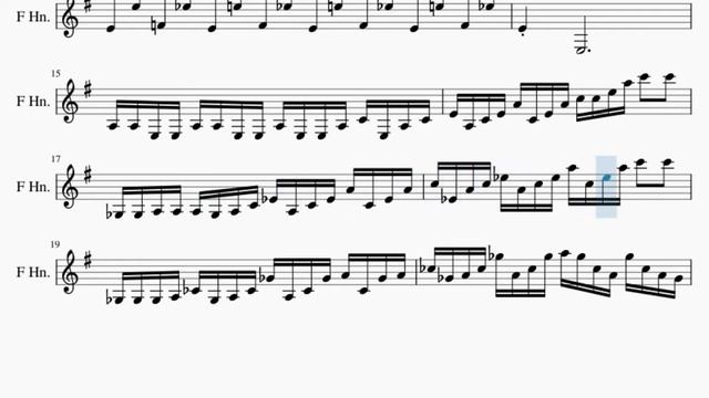 Horn Sheet Music: How to play Moonlight Sonata 3rd Movement (Teppei Okada Violin Cover) смотреть онлайн