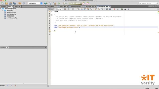 Getting Started with PHP - Lesson 8 | PHP Functions: Creating a Function смотреть онлайн