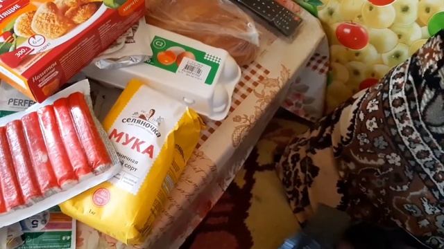 Продуктовая закупка из Дикси и Пятёрочки/ Пицца и пирожки. смотреть онлайн