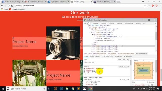 PSD to Bootstrap | Entrepreneurship Business Website Class-2 смотреть онлайн