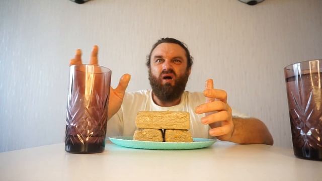 МУКБАНГ ХАЛВА из семечек с арахисом фуд челлендж MUKBANG Halva food challenge смотреть онлайн