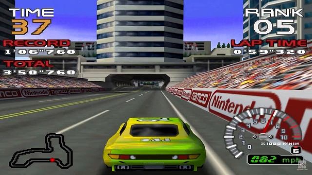 Ridge Racer 64 - Nintendo 64 Gameplay (4K60fps) смотреть онлайн