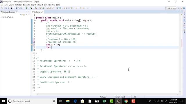 Common operators in Java #7 смотреть онлайн