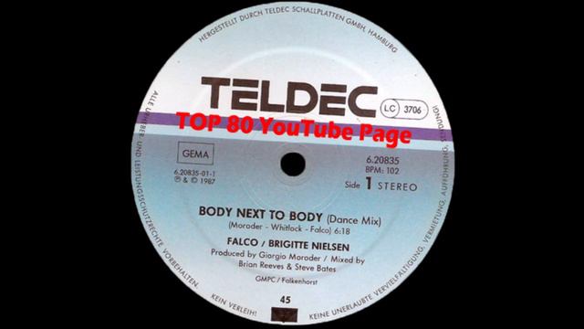 Falco Ft. Brigitte Nielsen - Body Next To Body (Dance Mix) смотреть онлайн