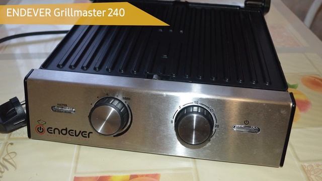 Электрогриль ENDEVER Grillmaster 240 смотреть онлайн