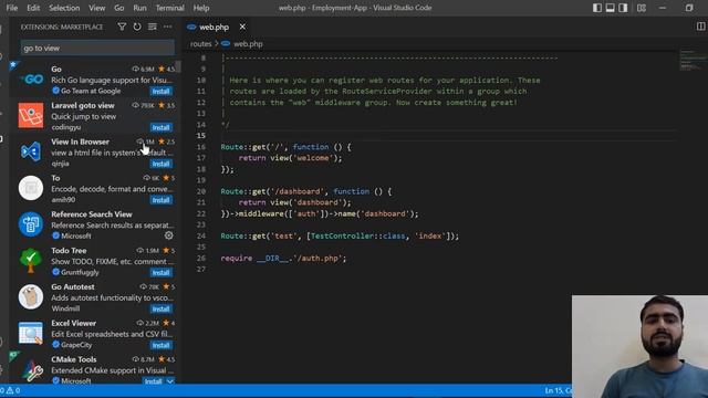 (04) Install and Explain the Purpose of go to view Extension смотреть онлайн