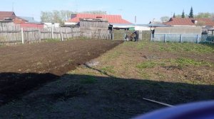 Мотоблок Агро с оборотным плугом.