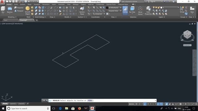 Learnig REVOLVE command in AutoCAD within 3 min. смотреть онлайн
