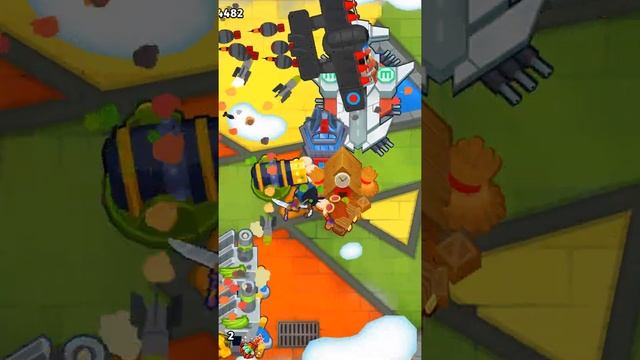 Покупка флибустьера Морской наварх и его атака. Новая обезьяна-парагон. Bloons TD 6 #shorts смотреть онлайн