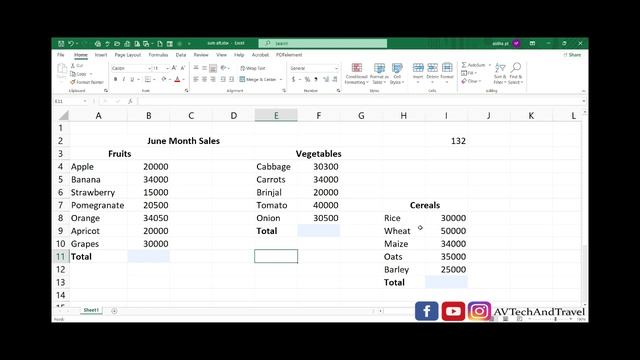 Magic Trick to Find Sum in Excel/Find Sum in Multiple Cells смотреть онлайн