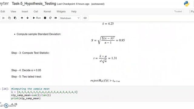 Hypothesis _Testing(Python) смотреть онлайн