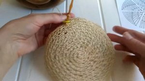 ? ЛЕТНЯЯ шляпка из рафии, крючком.