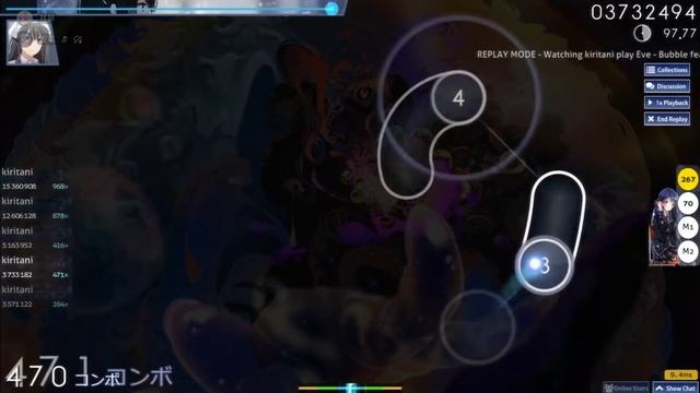 【osu!】 Bubble OP Bubble смотреть онлайн