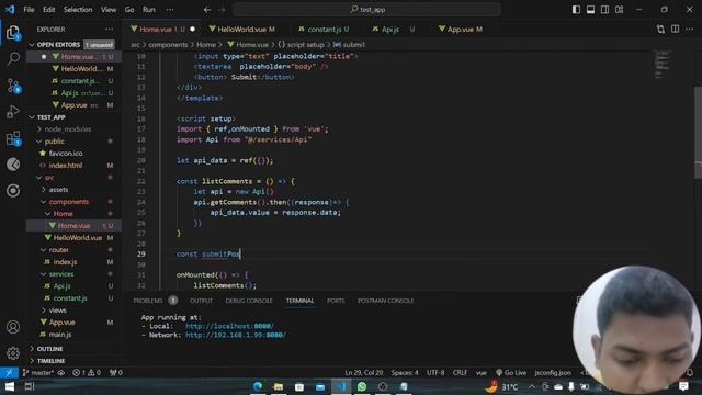 Vue 3 / Vue Js CRUD API POST Method Composition Api Axios With Vue смотреть онлайн