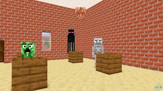 Monster School : DRAWING CHALLENGE 3 - Minecraft Animation смотреть онлайн