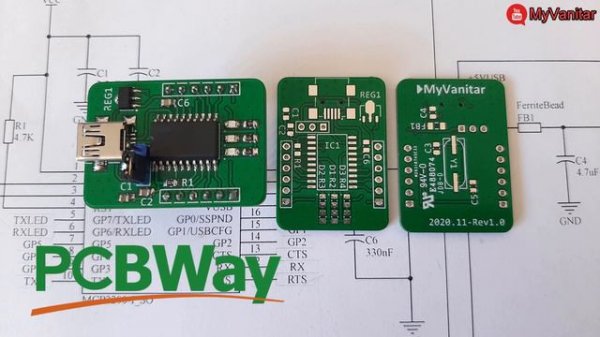 Cheap USB to UART (RS232/Serial) Converter Using Microchip MCP2200