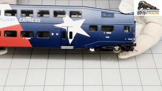 Обзор Rapido HO BiLevel Commuter Car Trinity Railway Express Set Деталировка смотреть онлайн