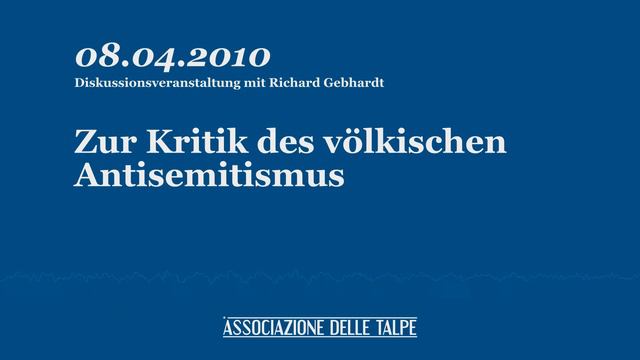 Zur Kritik des völkischen Antisemitismus смотреть онлайн