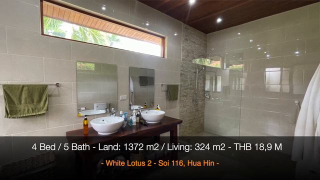 SOLD - 4 Bed Bali-style Pool Villa for Sale - White Lotus 2 - Hua Hin Soi 116 - THB 18,9M смотреть онлайн