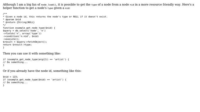 Drupal: How can I get the content type of a node given its node ID? (6 Solutions!!) смотреть онлайн