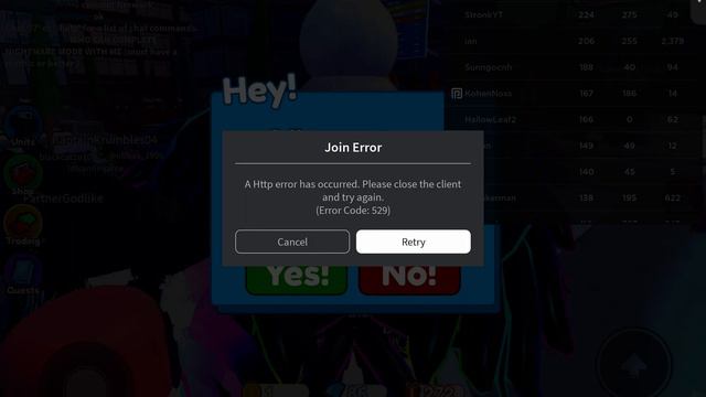 A bugged server? (Error code: 529) смотреть онлайн