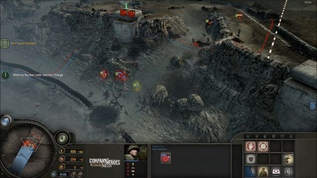 Company of Heroes: Opposing Fronts - Blitzkrieg Mod | Invasion of Normandy | 1 смотреть онлайн