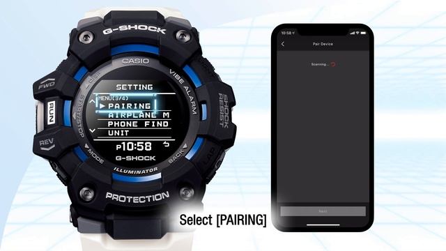 GBD-100 Tips movie -03 How to pair with your smartphone：CASIO G-SHOCK смотреть онлайн