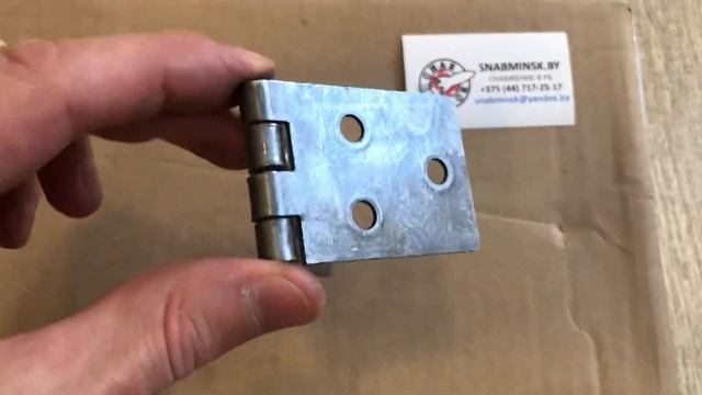 Петля карточная ПК 110х40 мм, цвет цинк, 100 шт в упаковке, УП-54, Металлист, Артикул: 20100110-000 смотреть онлайн