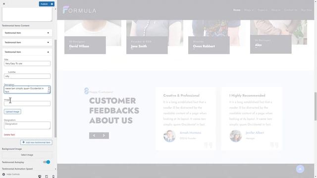 Formula Premium WordPress Theme: How To Add Testimonial смотреть онлайн