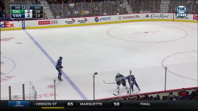 Dallas Stars - Vancouver Canucks. 2-3 тайм . 03.11.2015 смотреть онлайн