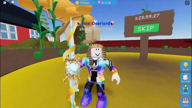 ??? Мистическая Шляпа Короля Солнца в симуляторе распаковки Unboxing Simulator Roblox смотреть онлайн
