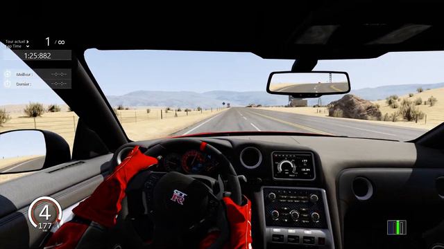 Nissan GT-R NISMO - Black Cat County short - 2.52.663 [Assetto Corsa 1.16.3] смотреть онлайн