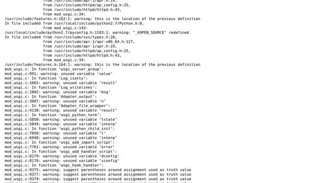 Getting error while install mod_wsgi on centos6.3 with python 2.7 смотреть онлайн
