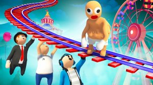 САМЫЙ ТОЛСТЫЙ РЕБЕНОК ИЩЕТ НАС! БЕЗУМНАЯ НЫЧКА! УГАРНЫЕ ПЛАСТИЛИНОВЫЕ ПРЯТКИ В HUMAN FALL FLAT