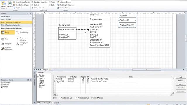 Visio E R Diagram Tutorial смотреть онлайн