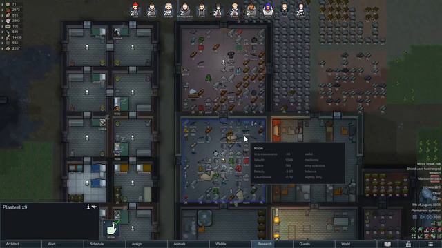 Rimworld 1.1 Royalty DLC - Luciferium Challenge - Ep 64 смотреть онлайн