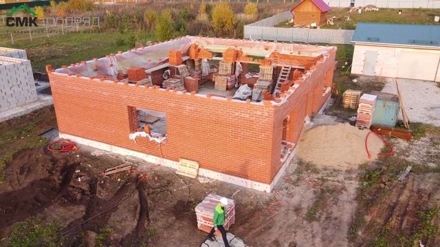 Строительство коробки дома в п. Горный. Строительство домов в Перми. Смотрите, как строят на века ? смотреть онлайн