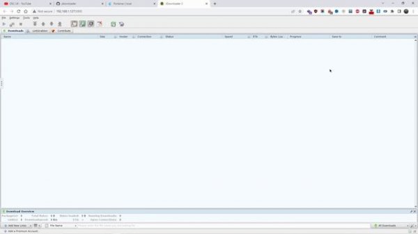 JDownloader 2 - Download the files with Docker