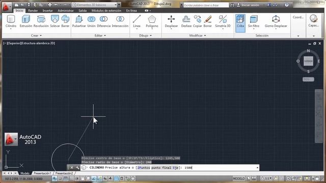 9- Curso AutoCAD 2013 - Elementos Básicos 3D смотреть онлайн